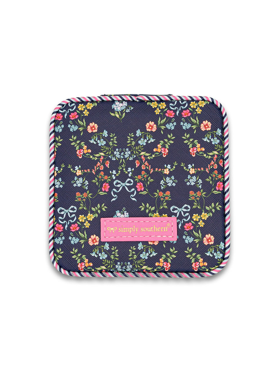 Quilted Jewelry Case in Floral
