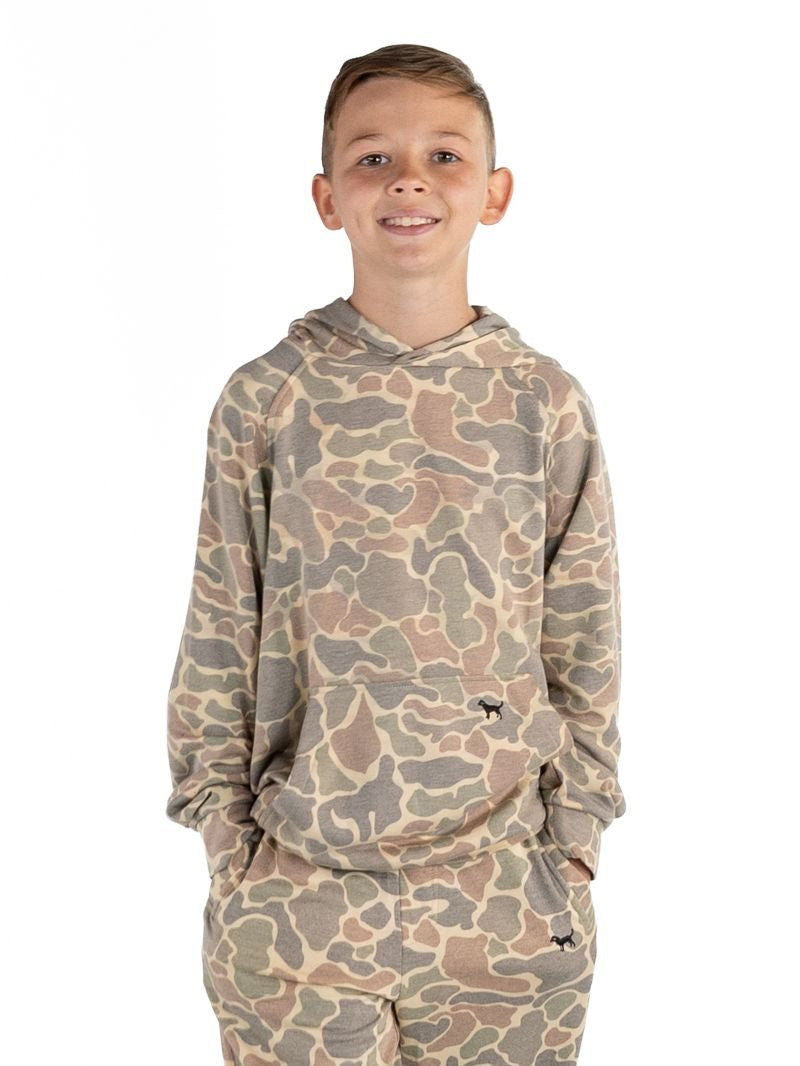 Youth Performance Hoodie in Camo