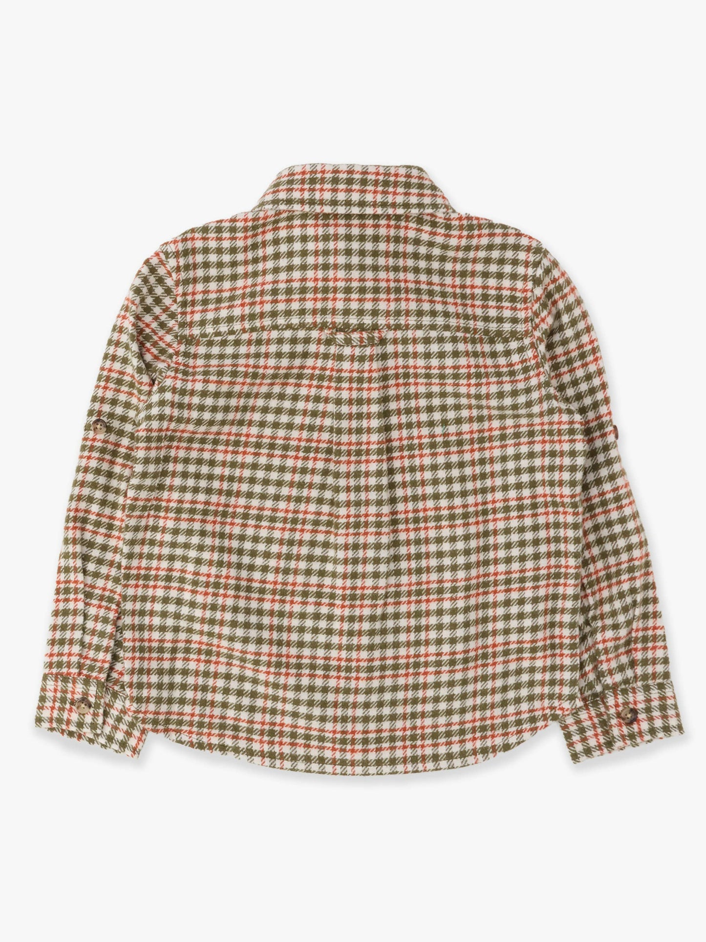 Dusty Olive Houndstooth Button Down Shirt