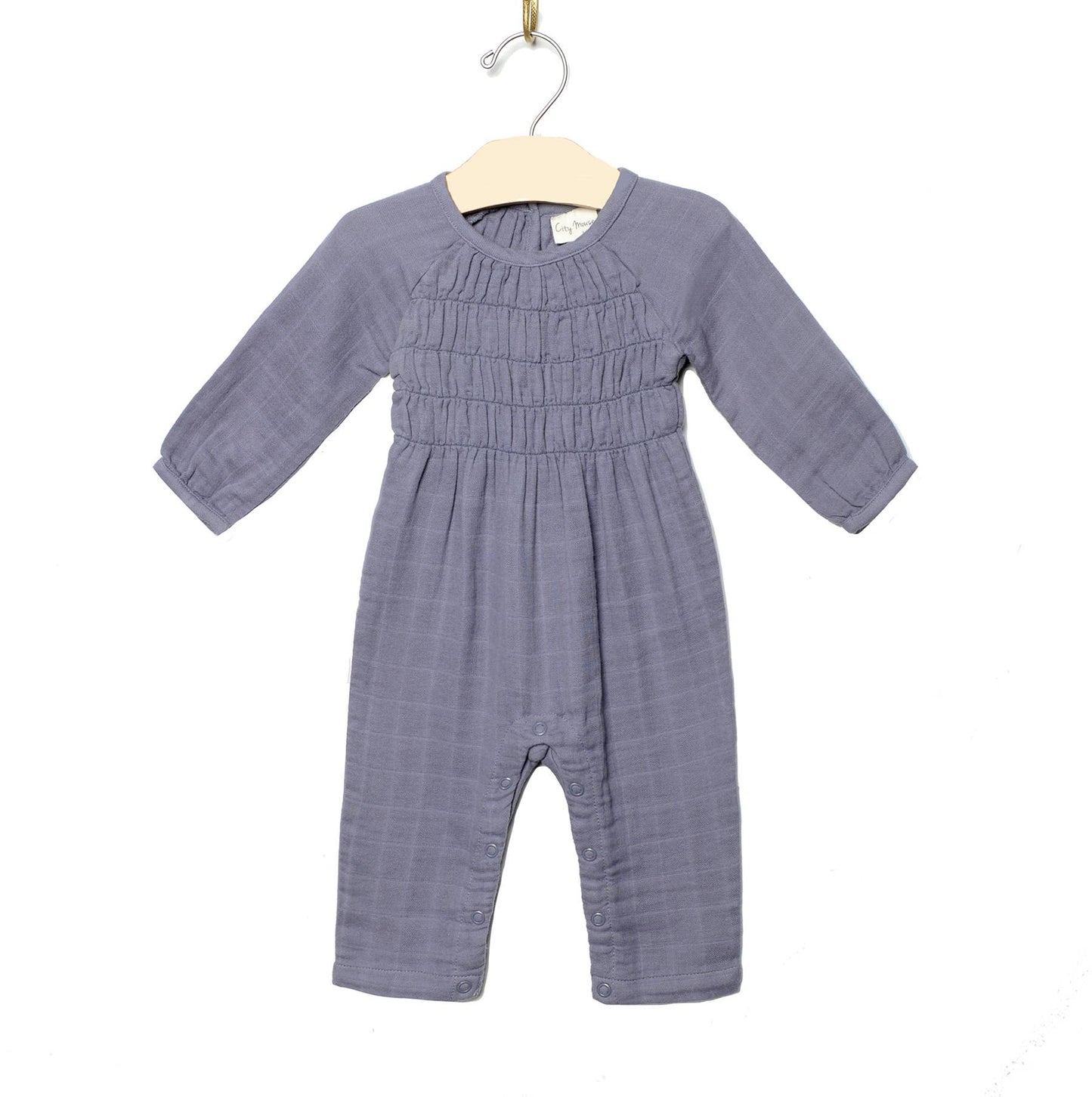 Smocked Long Romper