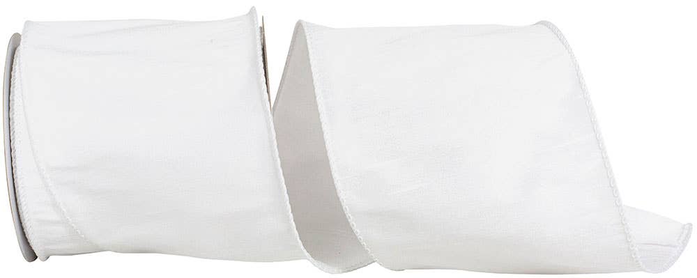 Dupioni White Wired 4"