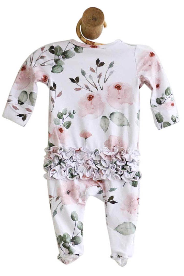 Millie's Rose Floral Footie