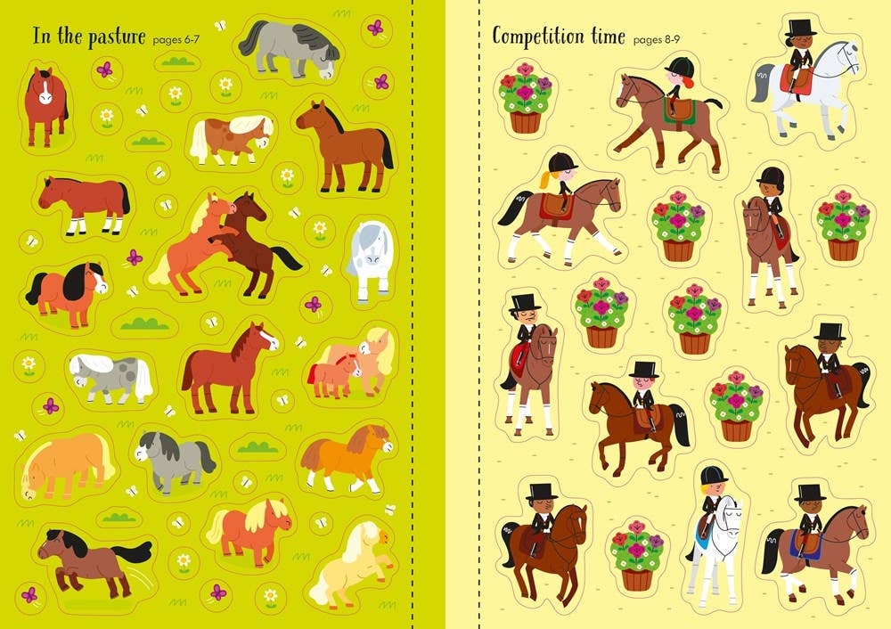 Little First Stickers Horses And Ponies