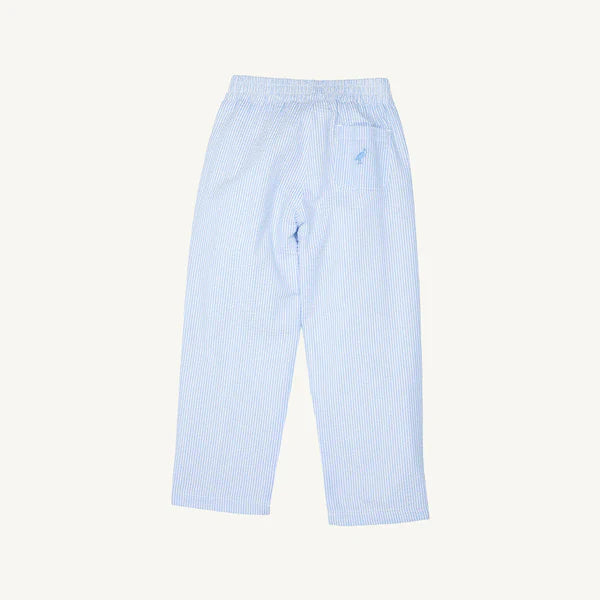 Sheffield Pants in Blue Seersucker