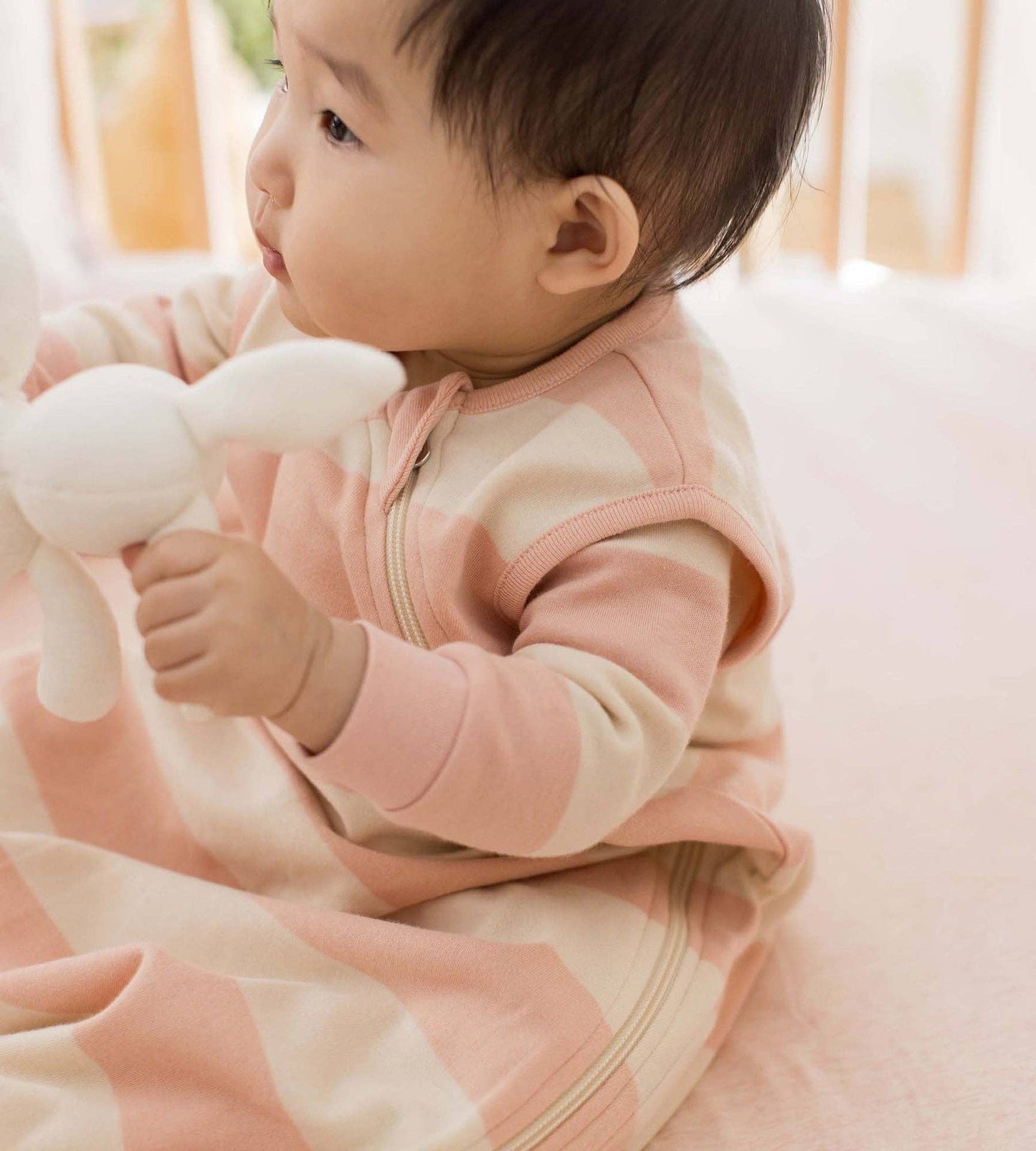 Rugby Stripe Organic Wearable Blanket