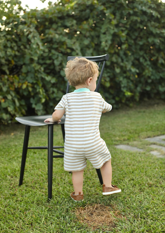 Pumpkin Wheelbarrow Knit Romper
