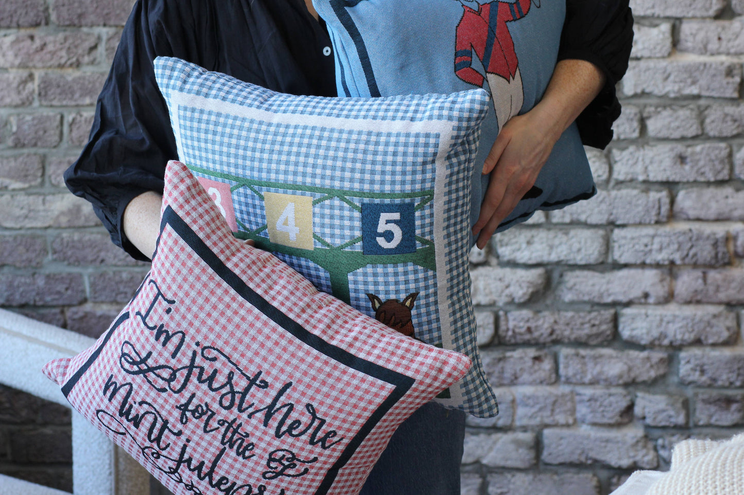 Starting Gate Pillow (Blue)