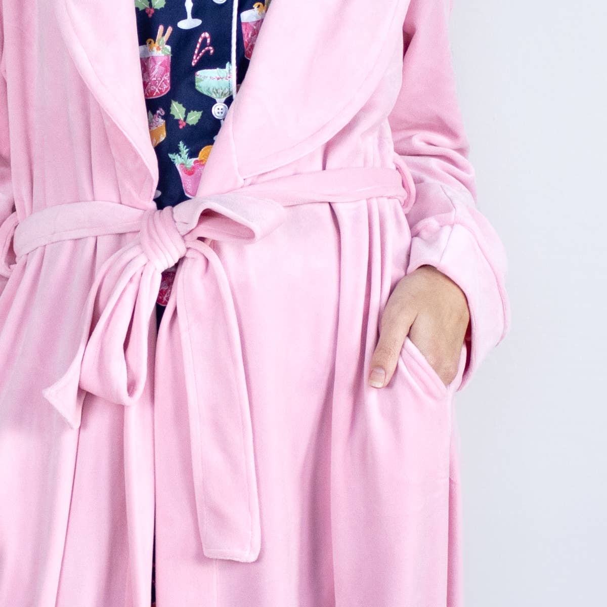 Classic Harbin Robe Pink