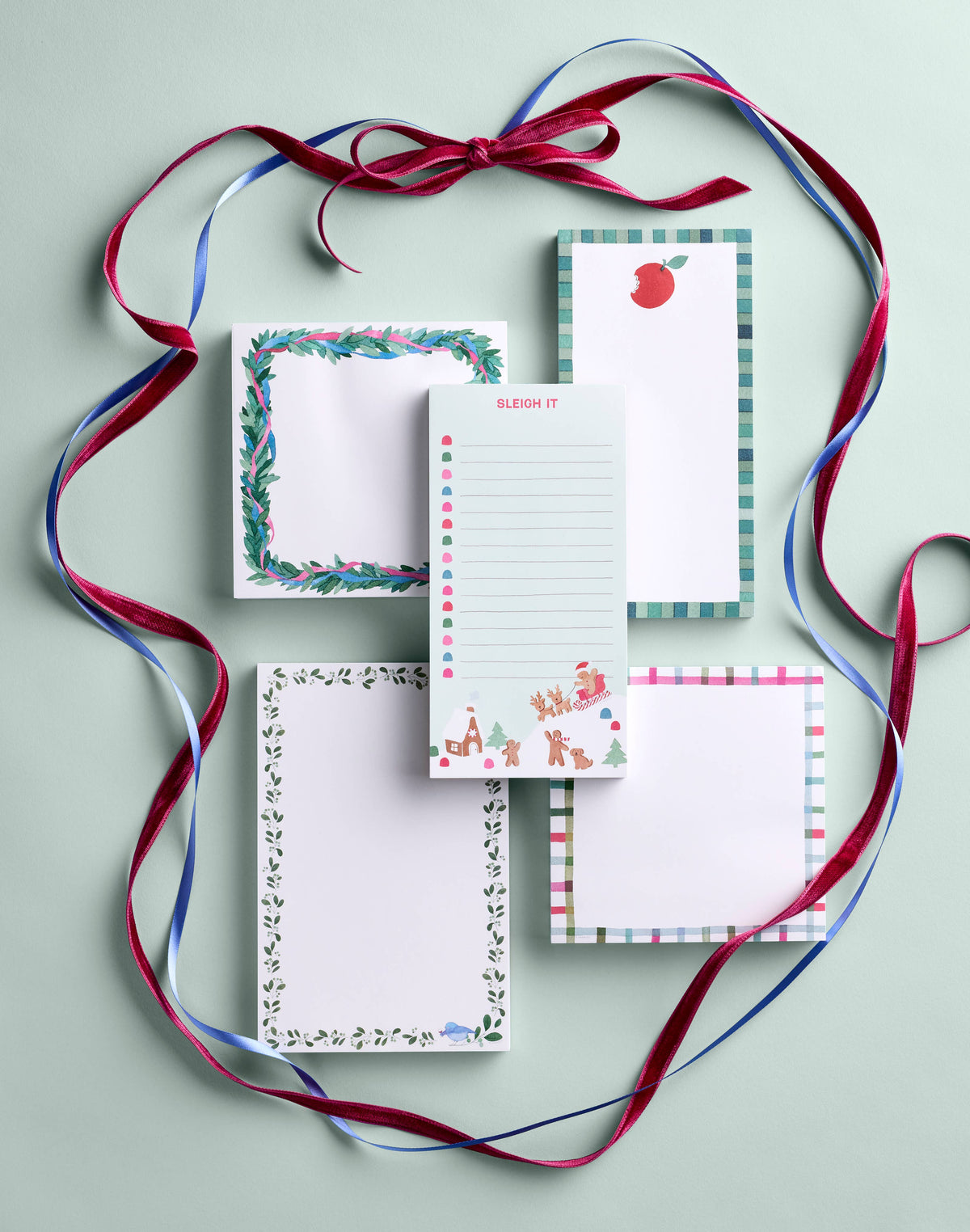 Colorful Wreath Chunky Notepad
