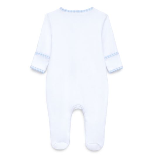 Silly Goose Blue Footie