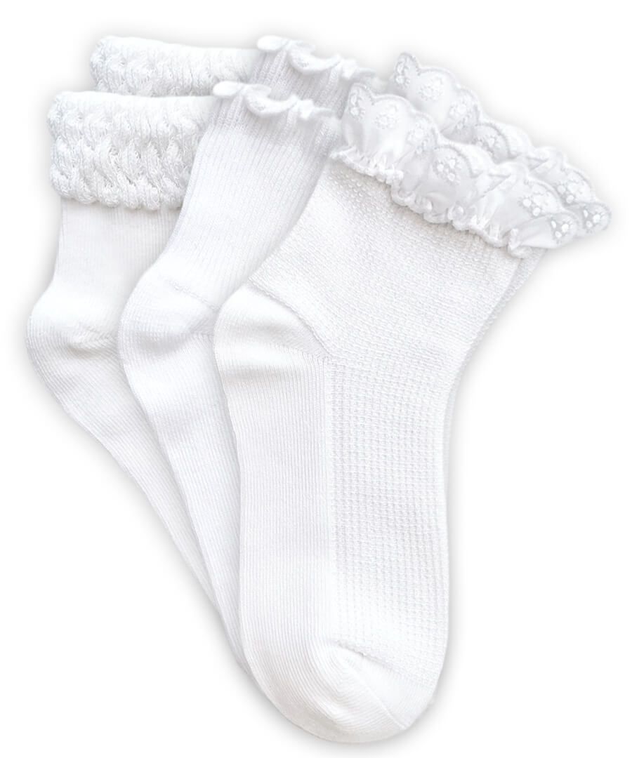 Girls' Ankle Socks 3pr Set