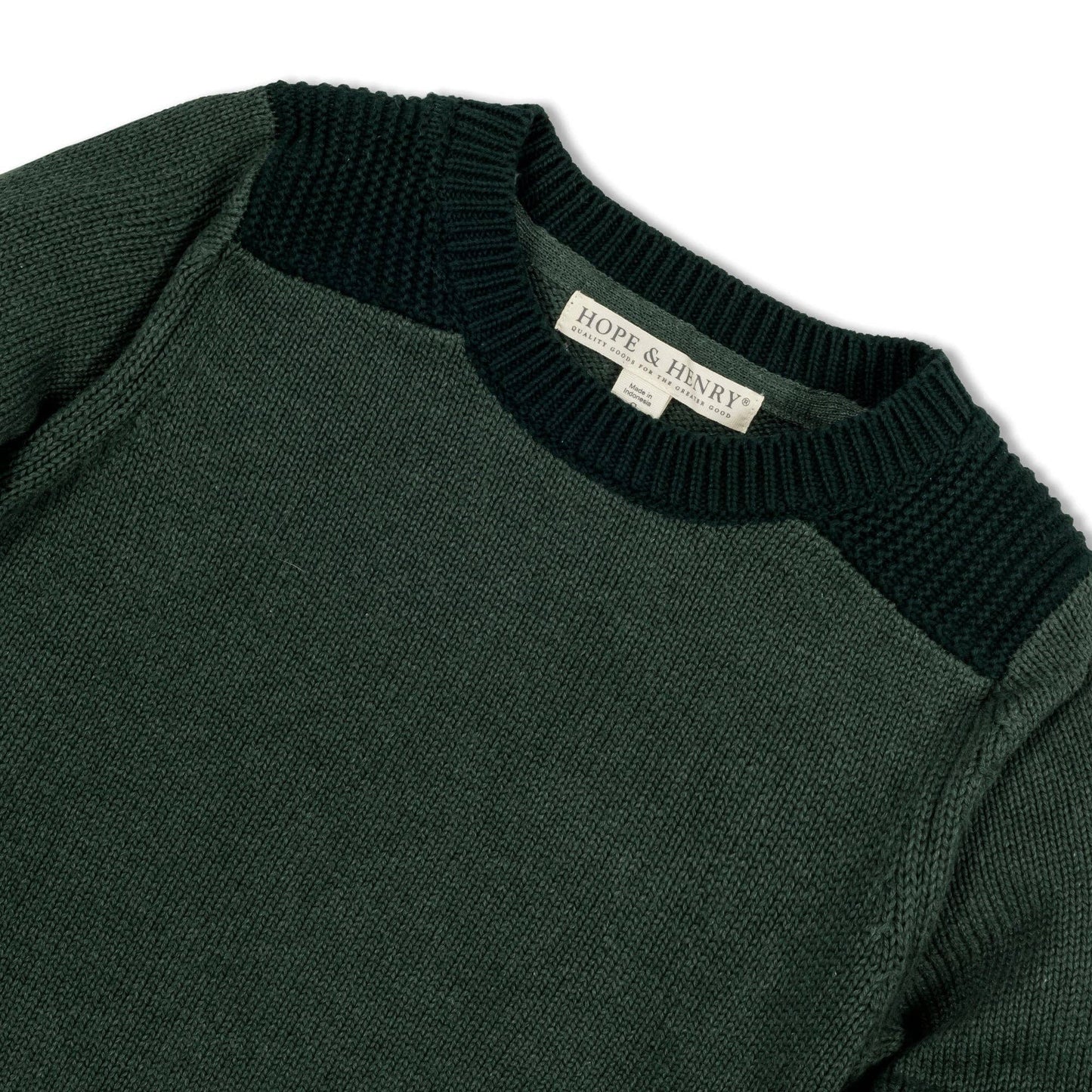 Organic Shoulder Detail Sweater