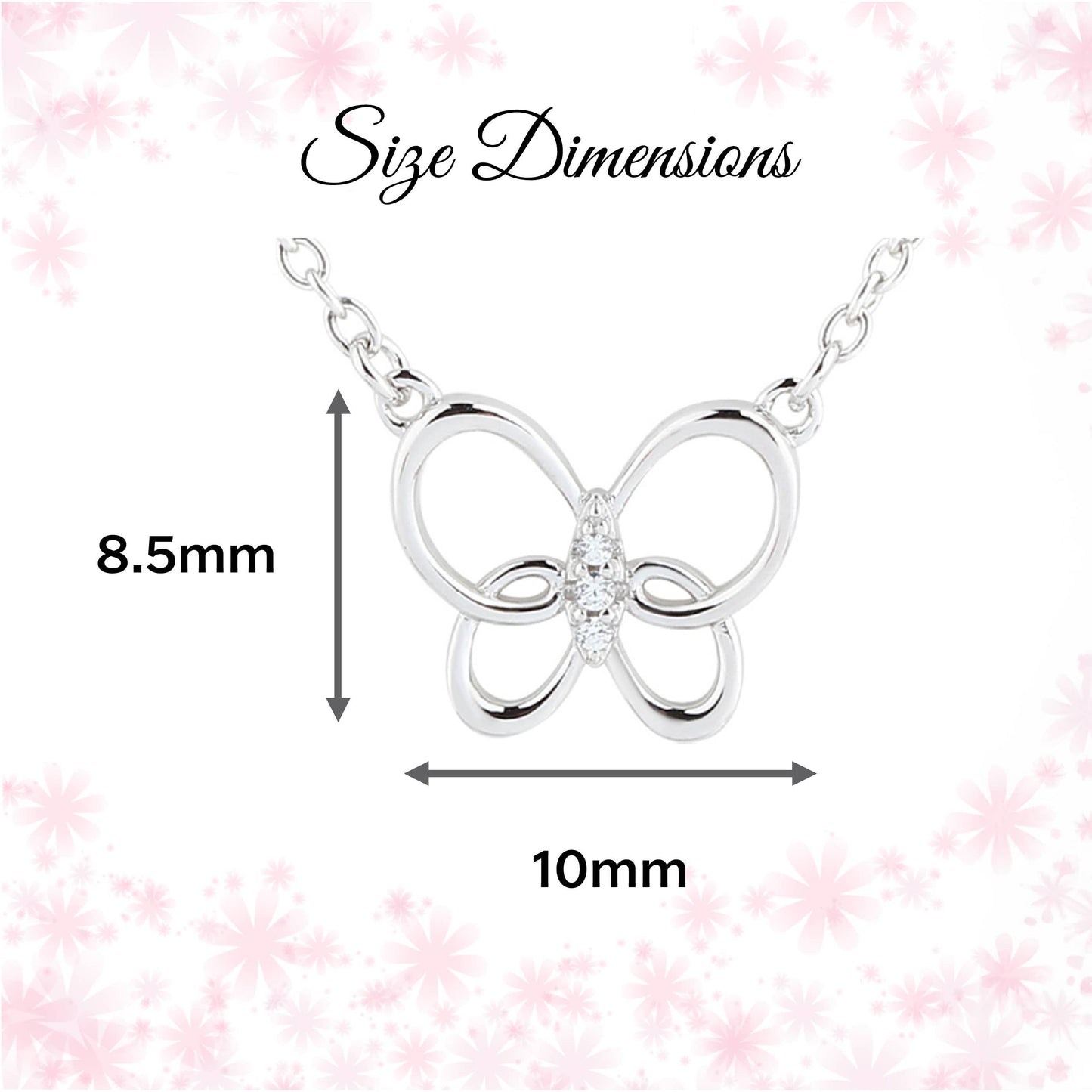 Sterling Butterfly Necklace