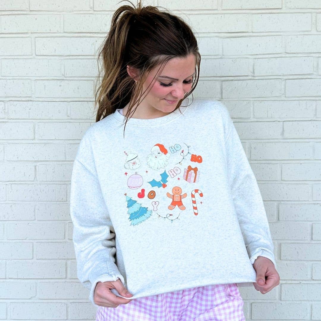 Christmas Doodle Women' Sweatshirt