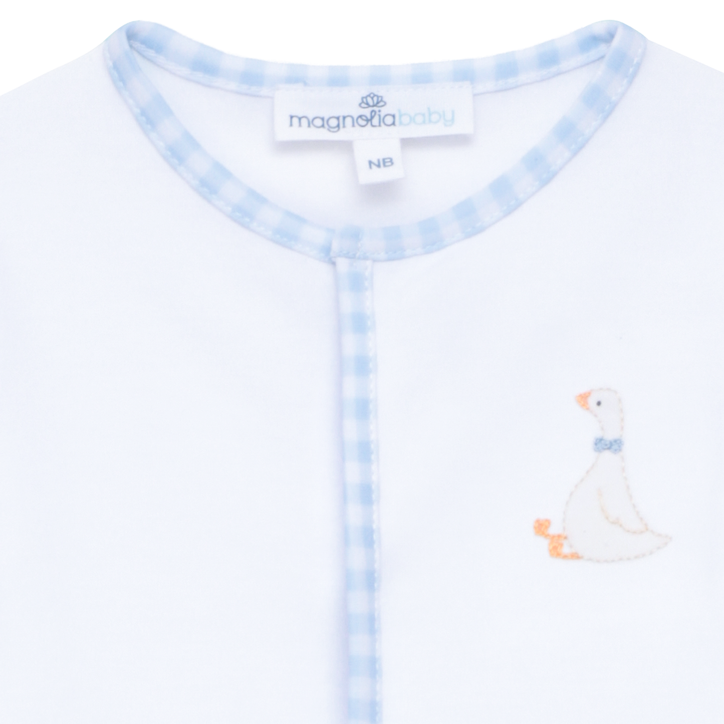 Silly Goose Blue Footie