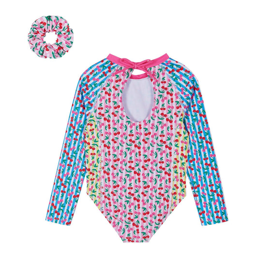 Girls Cherry Rashguard Set