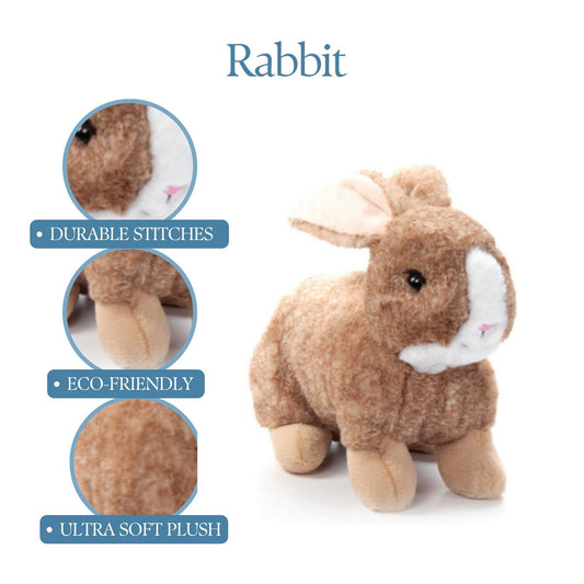 12" Wild Onez Rabbit Brown Bunny