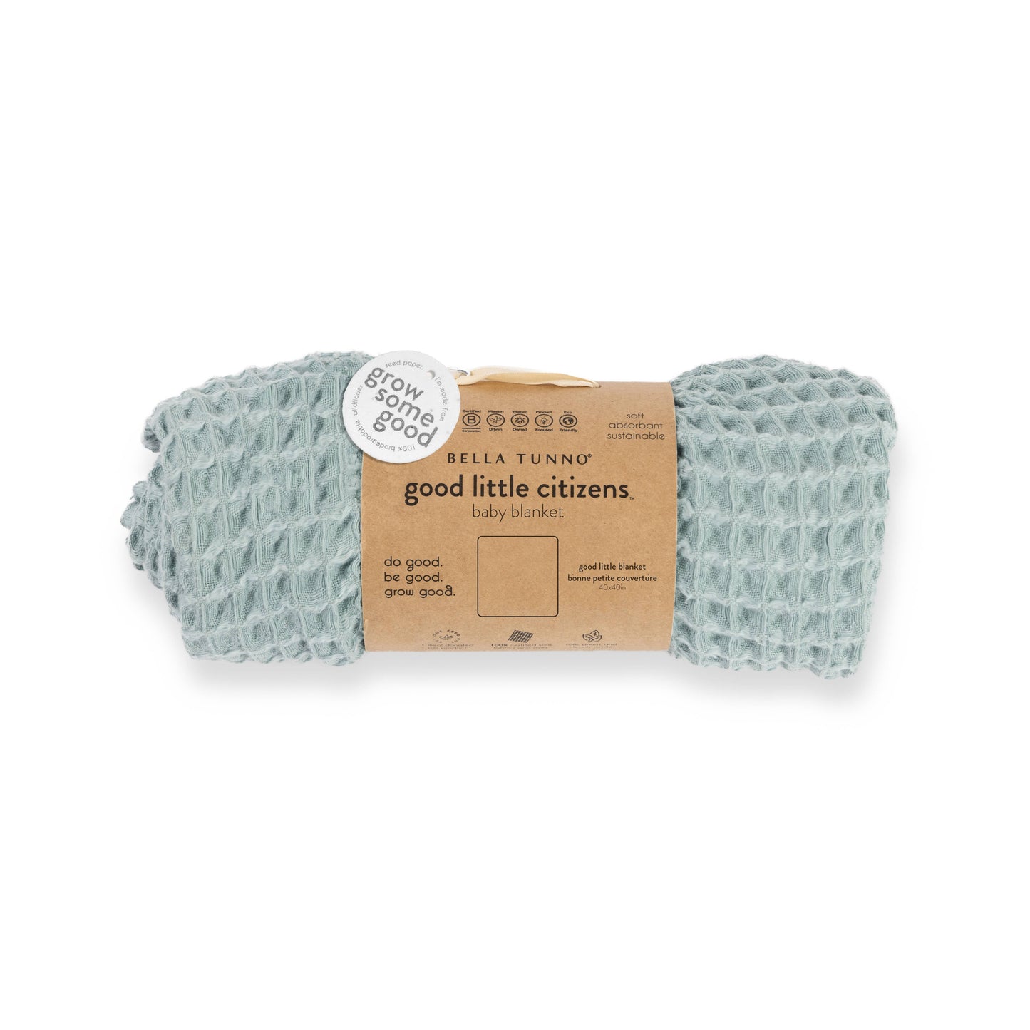 Waffle Baby Blanket Blush
