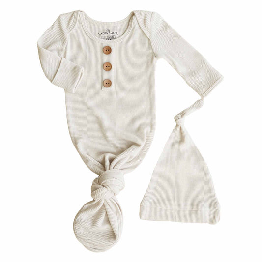 Eggshell Bamboo Waffle NB Set