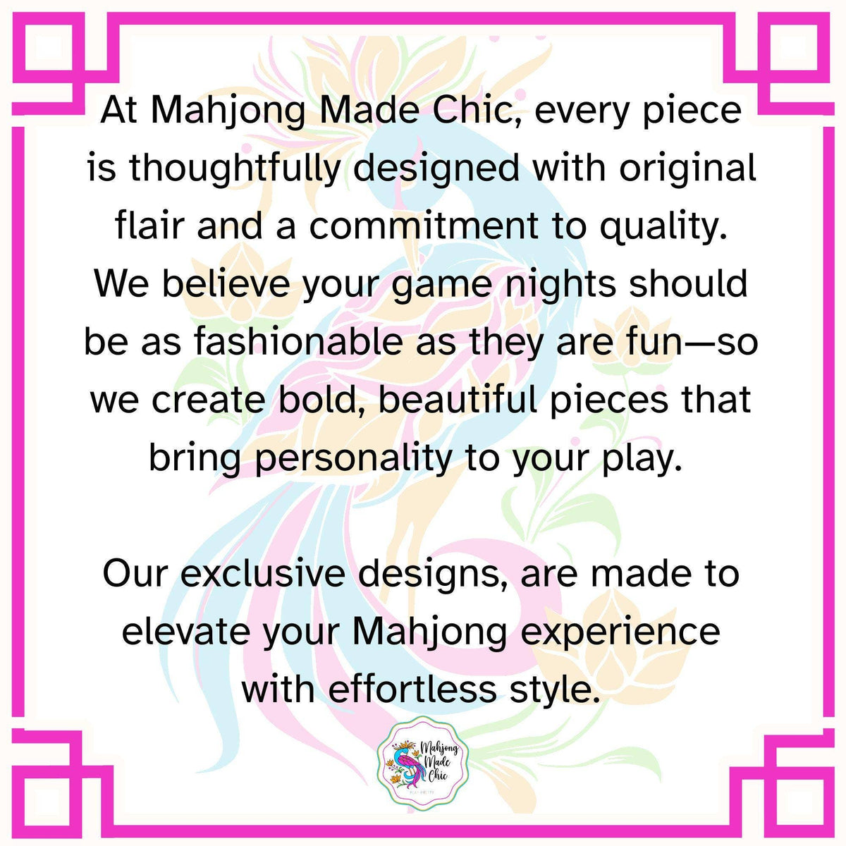 Garden Majesty Mahjong Mat