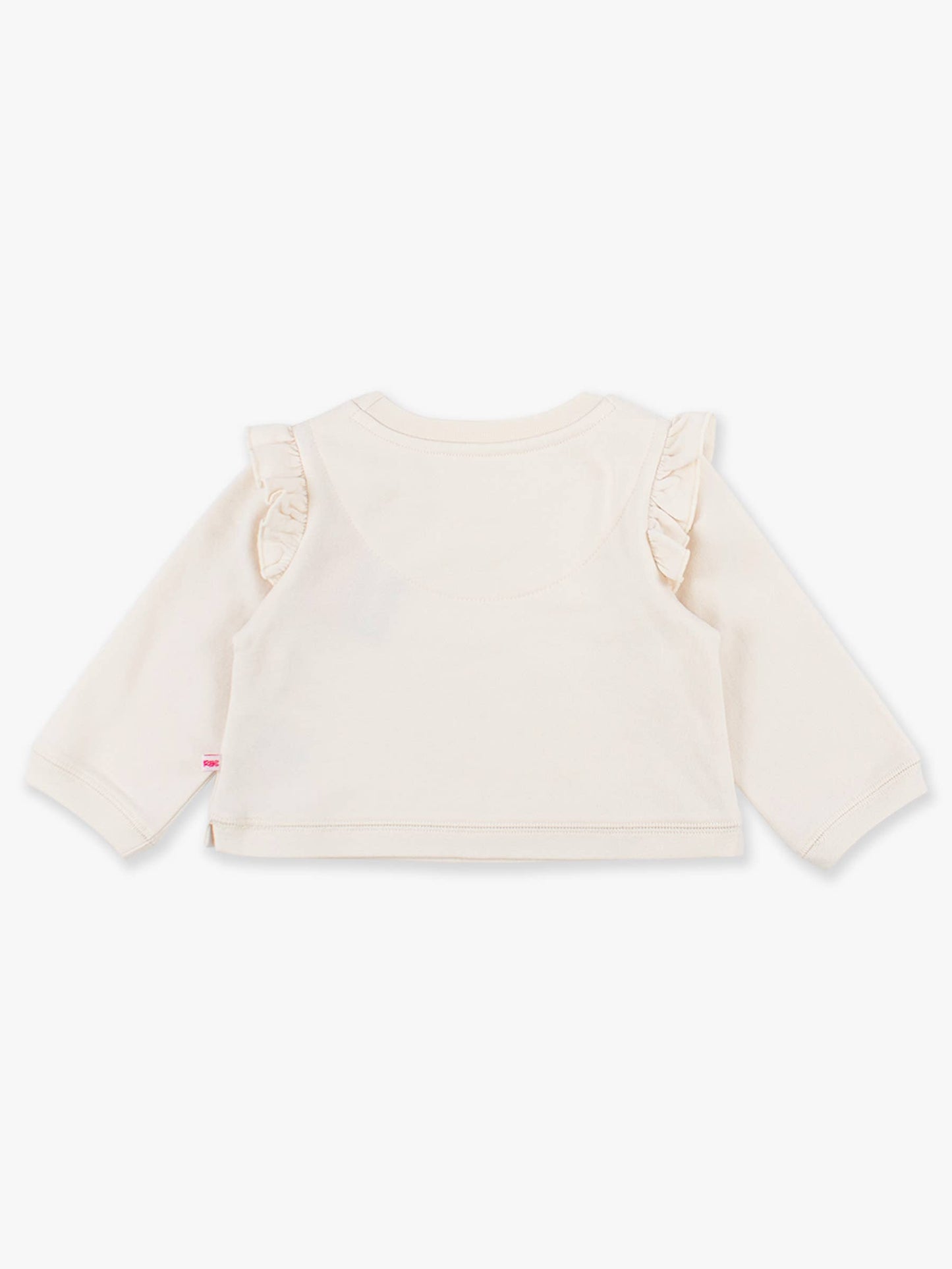 Ivory Knit Flutter Sweatshirt