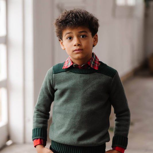 Organic Shoulder Detail Sweater