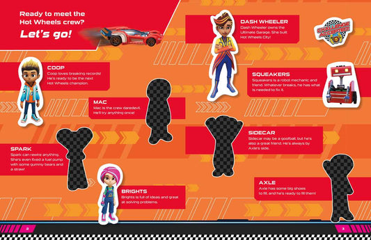 Hot Wheels Sticker Book