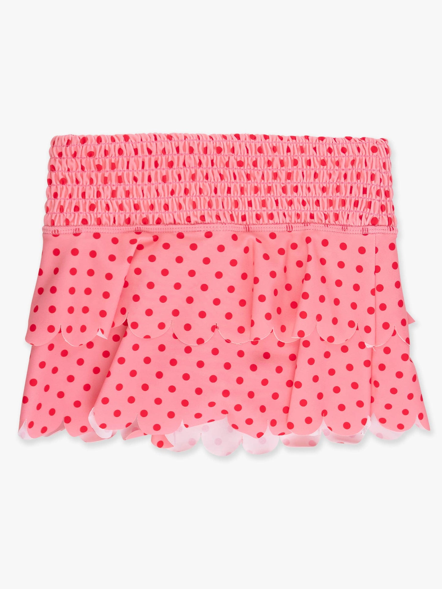 Pink & Red Polka Dots Active Skort