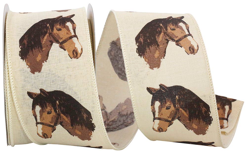 Horse Muslin Wired 2.5"