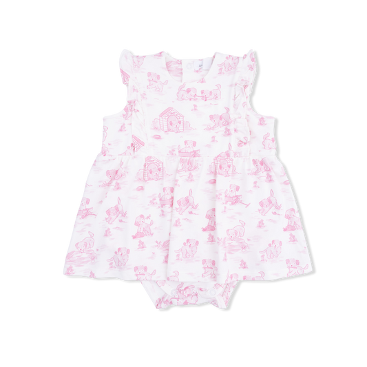 Puppy Toile Dress