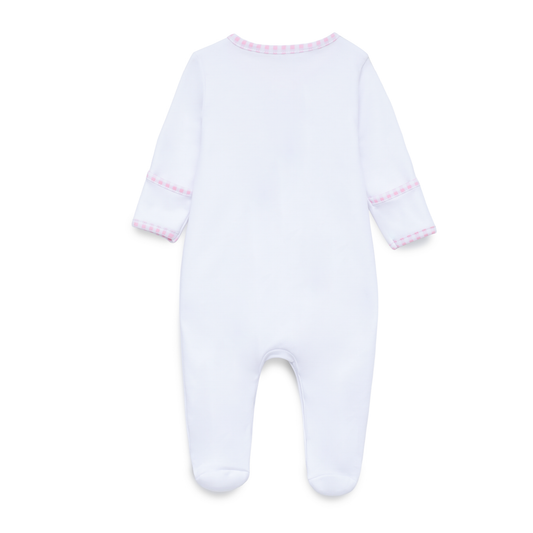 Silly Goose Pink Footie