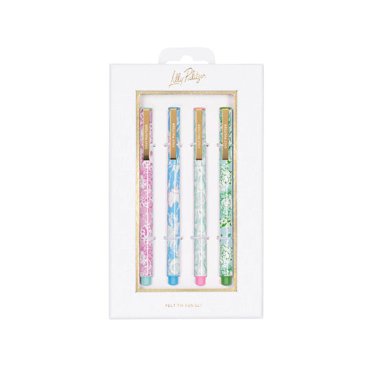 Lilly Pulitzer Felt Tip Pen Set