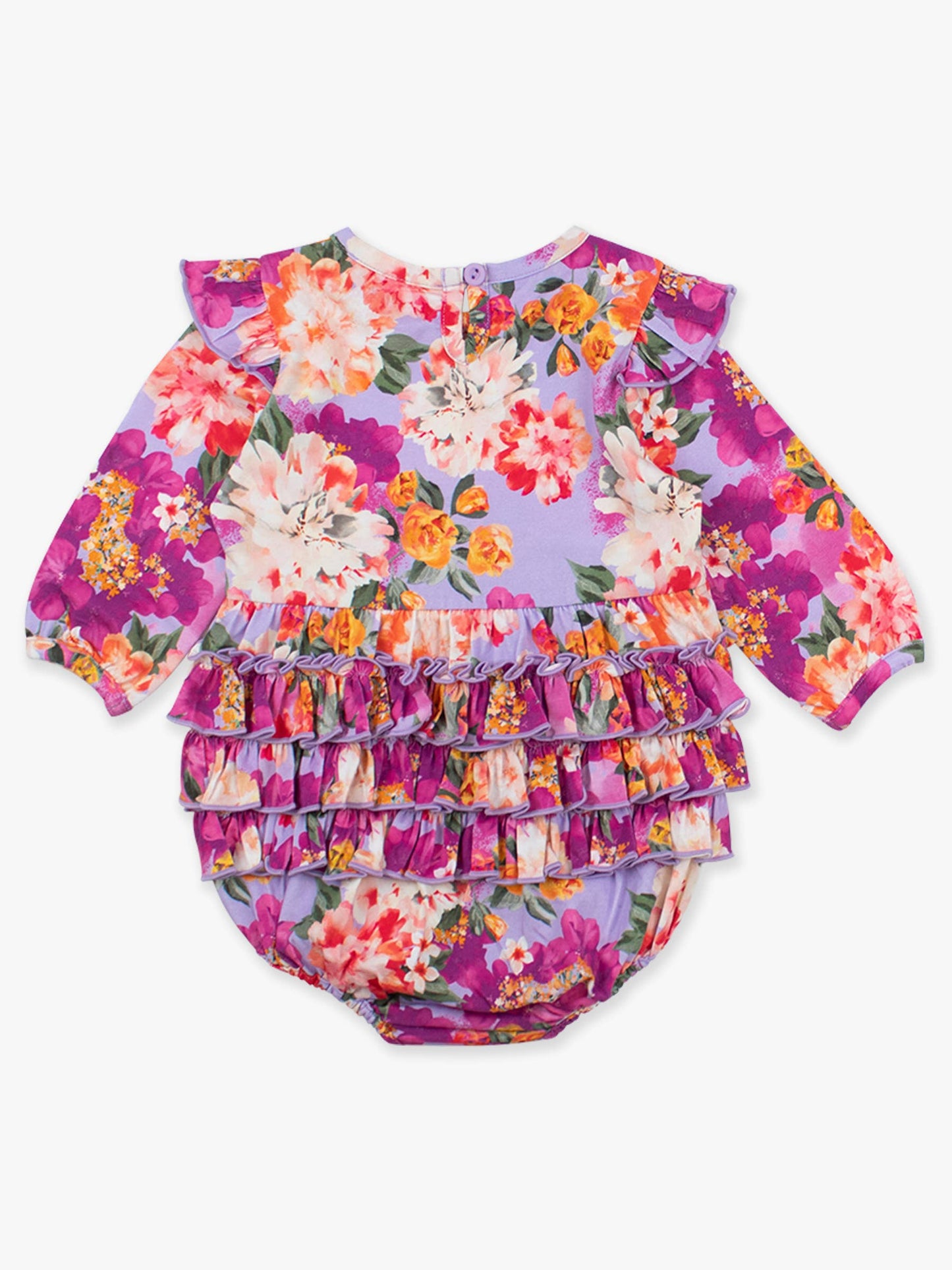 Baby Girls Floral Knit Romper