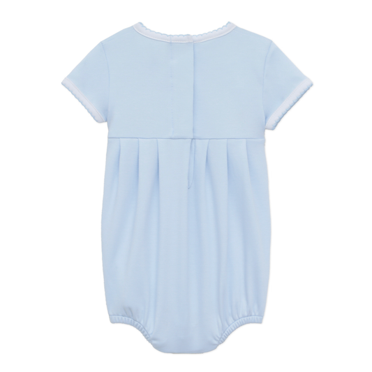 Little Ducklings Blue Smocked Bubble