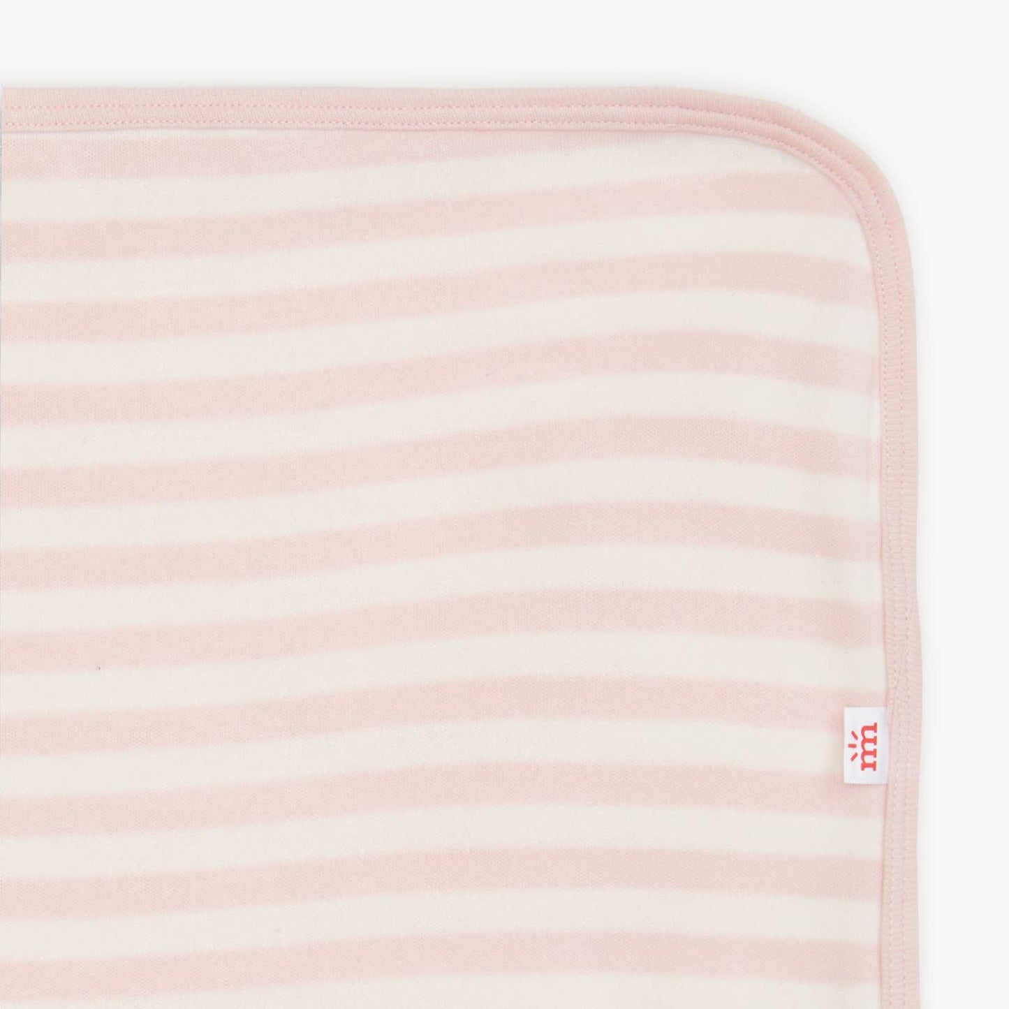 PINK STRIPE ORGANIC BLANKET
