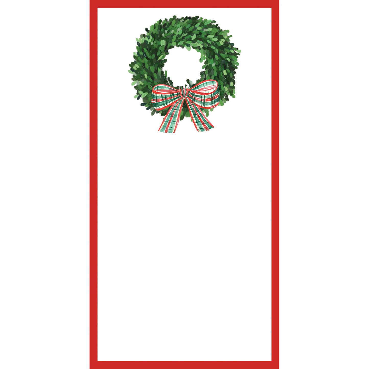 Wreath Tartan Notepad