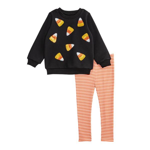 Candy Corn Toddler Tunic/Legging Set