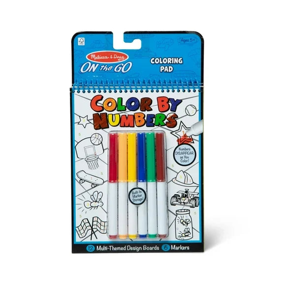 On the Go Color by Numbers Sports