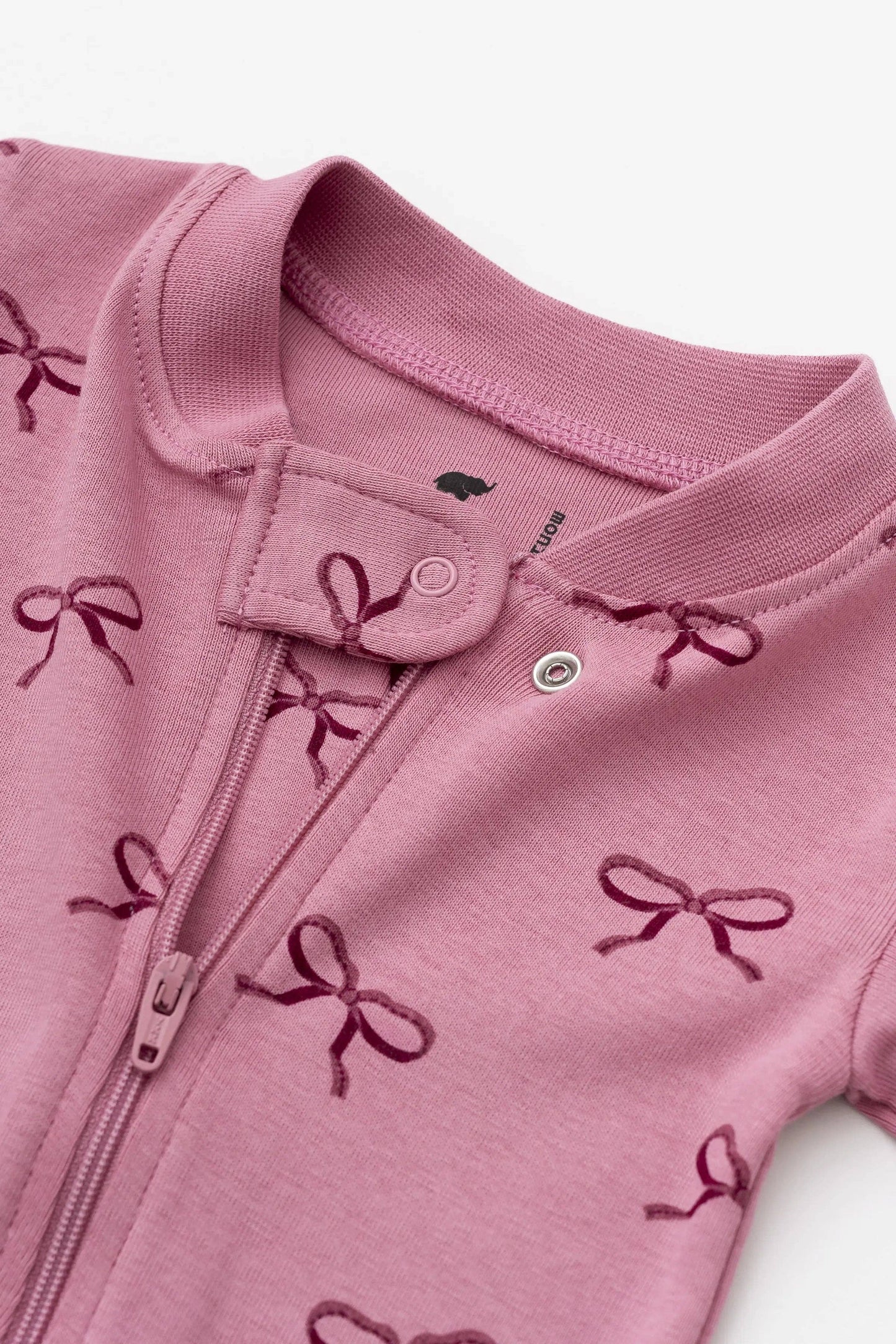 One-Piece Sleeper Pink Ribbons
