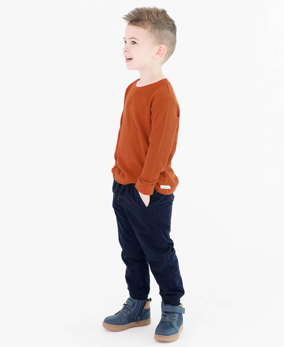 Boys Dark Navy Jogger Pants