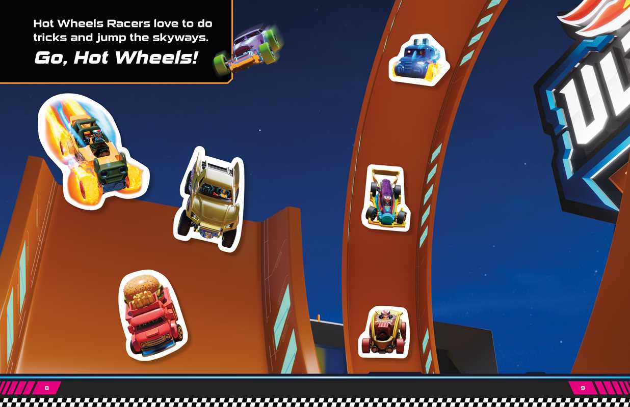Hot Wheels Sticker Book