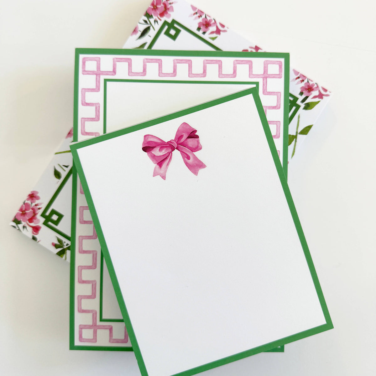 Pink Bow Notepad