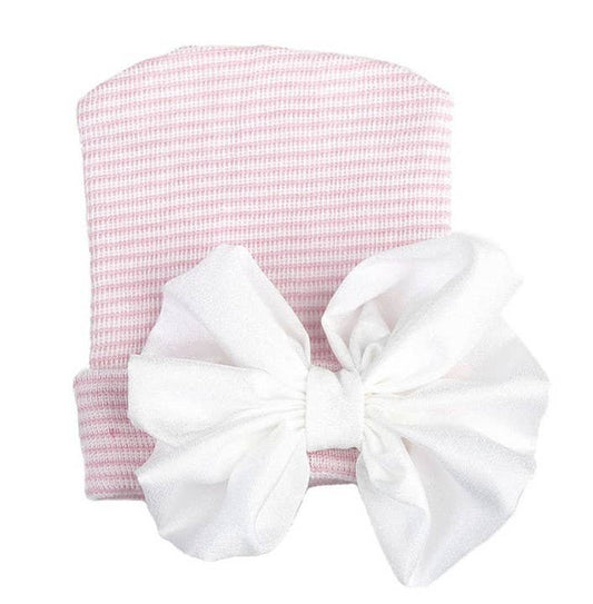 Newborn Hospital Hat Big Bow