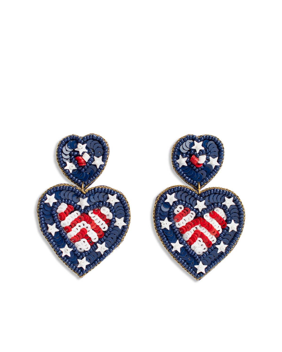 Americana Beaded Earrings