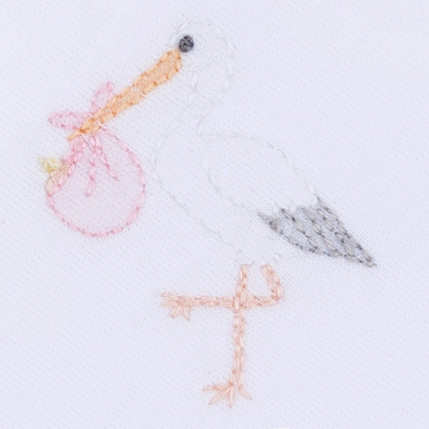 Vintage Stork Receiving Blanket