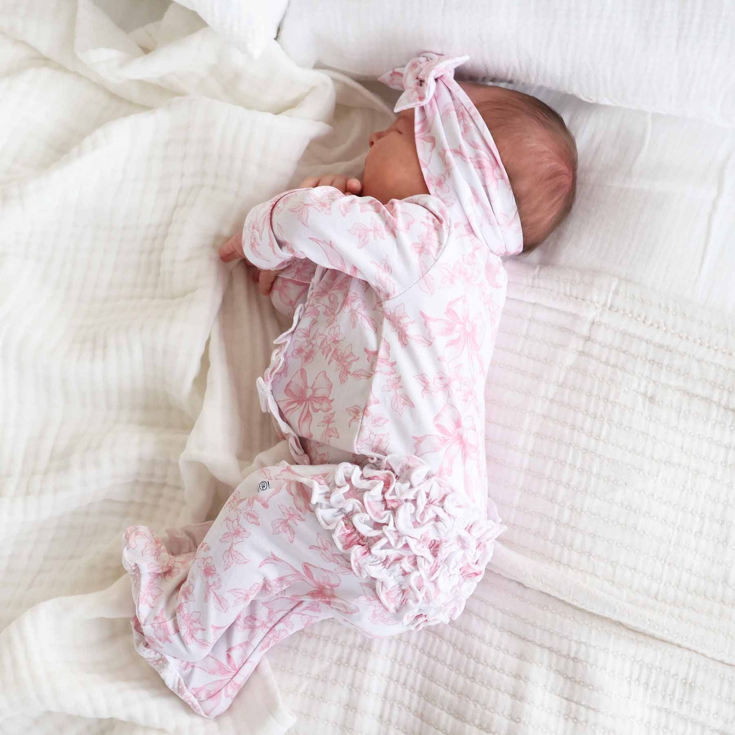 Fancy Frills Knit Bow