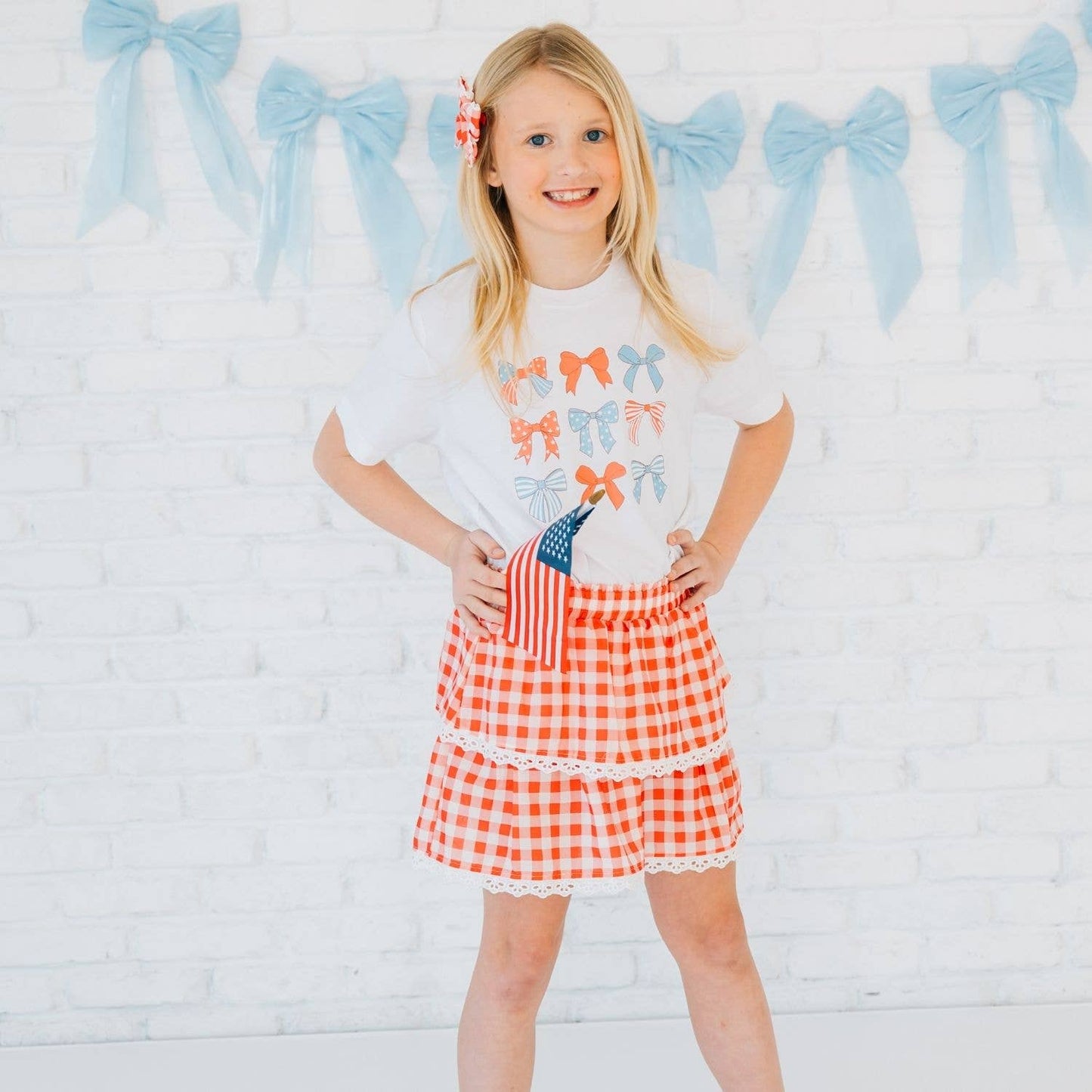 Red Gingham Bow