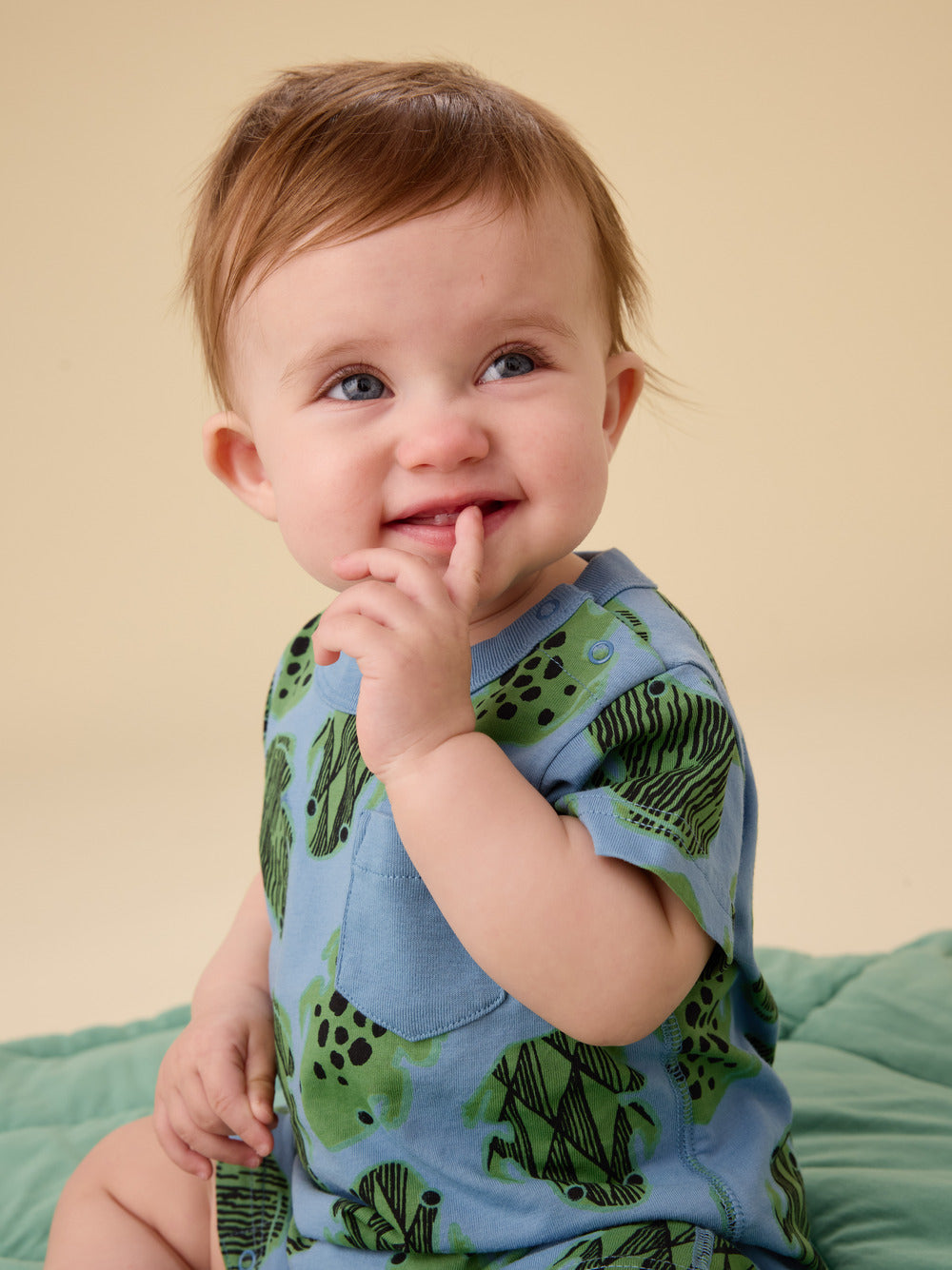 Frog Pocket Romper