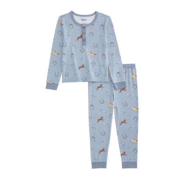 Blue Horseprint PJs