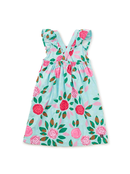 Ruffle Strap Floral Dress